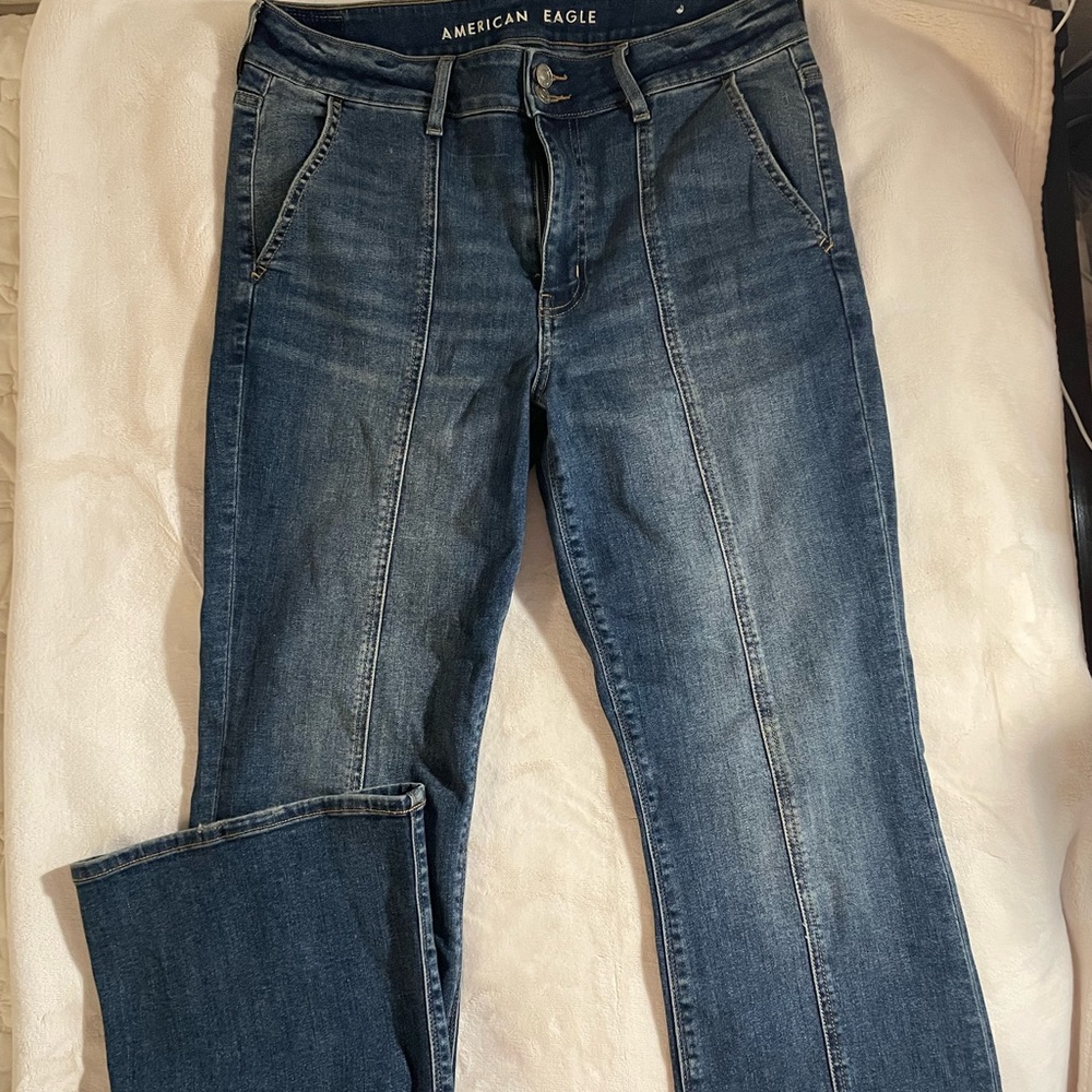 AE flare jeans, 14 reg.